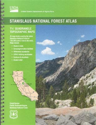 Stanislaus National Forest Atlas [Ring-bound] National Forest Service Pacific Southwest Region - Wide World Maps & MORE!
