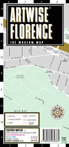 Artwise Florence Museum Map - Laminated Museum Map of Florence, Italy - Wide World Maps & MORE! - Book - StreetWise - Wide World Maps & MORE!