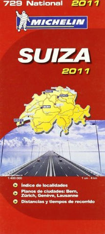 MAPA 729 SUIZA (2011) (MICHELIN) - Wide World Maps & MORE! - Book - Wide World Maps & MORE! - Wide World Maps & MORE!
