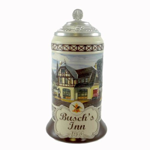 Anheuser-Busch BUSCH'S INN CB21 Stein Collector Club 2002 Bud New - Wide World Maps & MORE! - Kitchen - Unknown - Wide World Maps & MORE!