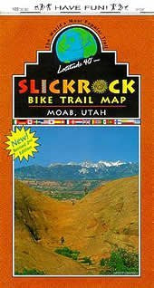 Slickrock Bike Trail map, Moab, Utah: The world's most popular trail - Wide World Maps & MORE! - Book - Latitude 40 - Wide World Maps & MORE!