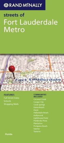 Rand McNally Streets of Fort Lauderdale Metro: Florida - Wide World Maps & MORE! - Book - Wide World Maps & MORE! - Wide World Maps & MORE!