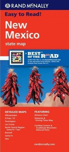 Rand McNally Easy To Read: New Mexico State Map - Wide World Maps & MORE! - Book - Rand McNally and Company (COR) - Wide World Maps & MORE!