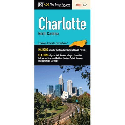 Charlotte Fold Map - Wide World Maps & MORE! - Furniture - Universal Map - Wide World Maps & MORE!