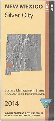 Map: Silver City - Surface Management - Wide World Maps & MORE! - Book - Wide World Maps & MORE! - Wide World Maps & MORE!