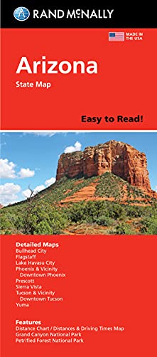 Easy To Read! Arizona State Map - Wide World Maps & MORE!