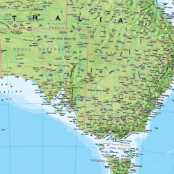 Australia Australasia Laminated Wall Map | Wide World Maps & MORE!