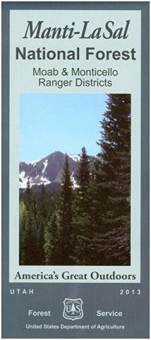 Map: Manti-La Sal National Forest Moab - Wide World Maps & MORE! - Book - Wide World Maps & MORE! - Wide World Maps & MORE!
