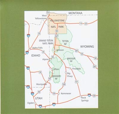 Bridger-Teton National Forest: Big Piney, Greys River, & Kemmerer Ranger Districts - Wide World Maps & MORE! - Map - United States Department of Agriculture - Wide World Maps & MORE!