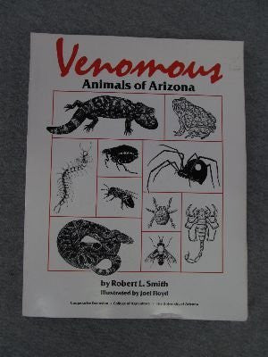 Venomous Animals of Arizona - Wide World Maps & MORE! - Book - Brand: Univ of Arizona College of - Wide World Maps & MORE!