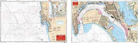 Waterproof Chart, 80 SAN DIEGO AND APPROACHES - Wide World Maps & MORE! - Sports - Waterproof Charts - Wide World Maps & MORE!