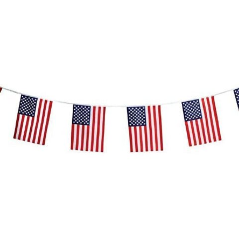16' String 12"X18" Us Flag Party Banner Usa American Stars Stripes United States - Wide World Maps & MORE! - Home - CSG Home Service - Wide World Maps & MORE!