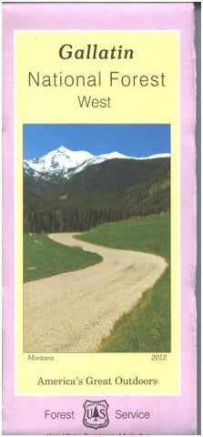 Gallatin National Forest, West Half Topographic Map - Wide World Maps & MORE! - Book - Wide World Maps & MORE! - Wide World Maps & MORE!