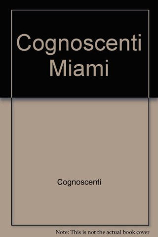 Cognoscenti Miami - Wide World Maps & MORE! - Book - Wide World Maps & MORE! - Wide World Maps & MORE!