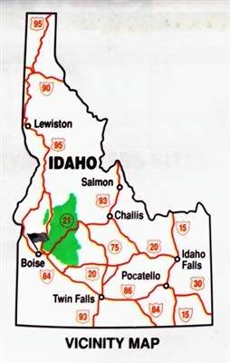 Boise National Forest, Idaho - Wide World Maps & MORE! - Book - Wide World Maps & MORE! - Wide World Maps & MORE!