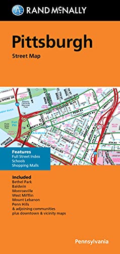 Rand McNally Folded Map: Pittsburgh Street Map - Wide World Maps & MORE!