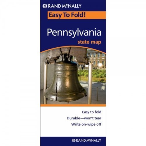 Rand McNally Easy To Fold: Pennsylvania (Laminated EasyFinder) [Collectible - Like New] - Wide World Maps & MORE! - Map - Rand McNally & Company - Wide World Maps & MORE!
