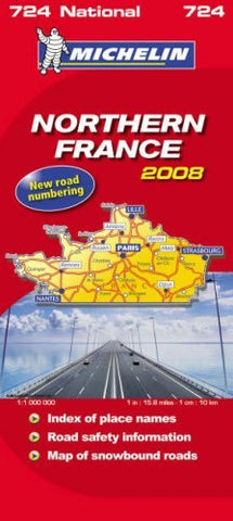 Northern France 2008 2008 (Michelin National Maps) - Wide World Maps & MORE! - Book - Wide World Maps & MORE! - Wide World Maps & MORE!