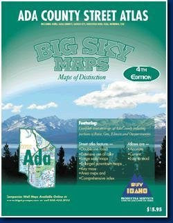 Big Sky Maps 152027 Ada County&#44; ID Street Atlas - Wide World Maps & MORE! - Book - Big Sky Maps - Wide World Maps & MORE!