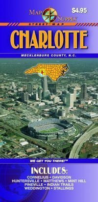 Charlotte, NC Street Map - Wide World Maps & MORE! - Book - Wide World Maps & MORE! - Wide World Maps & MORE!