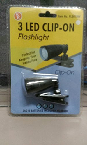 3 LED Clip-On Flashlight - Wide World Maps & MORE! - Sports - SE - Wide World Maps & MORE!