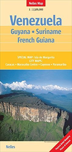 Venezuela Guyana, Suriname, French Guiana - Wide World Maps & MORE! - Book - Wide World Maps & MORE! - Wide World Maps & MORE!