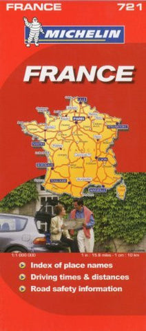 Michelin Map France 721 (Maps/Country (Michelin)) - Wide World Maps & MORE! - Book - Michelin - Wide World Maps & MORE!