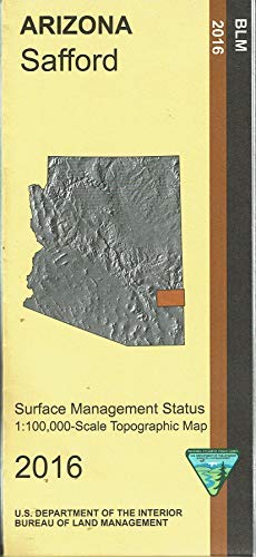 Safford Surface Management Status 1:100,000-Scale Topographic Map - Wide World Maps & MORE! - Map - United States Department of the Interior - Wide World Maps & MORE!