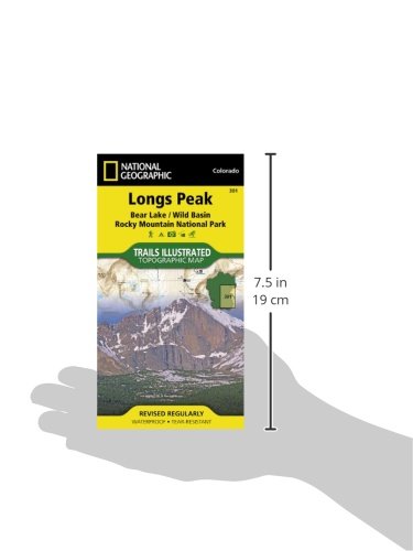 Longs Peak: Rocky Mountain National Park [Bear Lake, Wild Basin] (National Geographic Trails Illustrated Map) - Wide World Maps & MORE! - Book - NATIONAL GEOGRAPHIC - Wide World Maps & MORE!