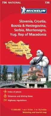 Slovenia, Croatia, Bosnia & Herzegovina, Serbia, Montenegro, and Former Yugoslavian Republic of Macedonia - Wide World Maps & MORE! - Book - Wide World Maps & MORE! - Wide World Maps & MORE!