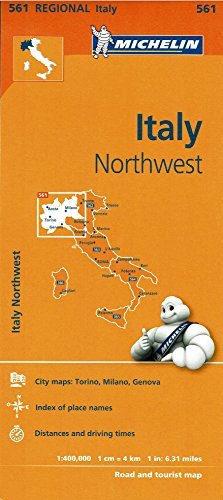 Italy Northwest Road and Tourist Map - Wide World Maps & MORE! - Book - Wide World Maps & MORE! - Wide World Maps & MORE!