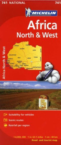 Michelin Africa North & West Map (National 741) - Wide World Maps & MORE! - Map - Michelin Travel Publications - Wide World Maps & MORE!