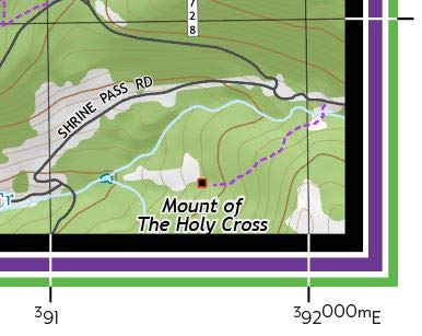 Vail Colorado Ski Area Topographic Keepsake Poster Map (with ski runs, lifts and gondolas; hiking trails, topo markings & elevation markings) - Wide World Maps & MORE! - Book - Wide World Maps & MORE! - Wide World Maps & MORE!