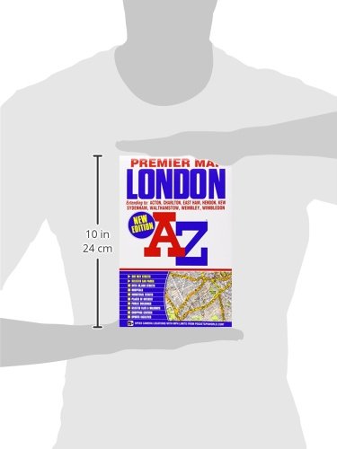 London Premier Map (A-Z Premier Street Maps) - Wide World Maps & MORE! - Book - Brand: Geographers' A-Z Map Co Ltd - Wide World Maps & MORE!