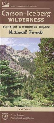 Carson-Iceberg Wilderness, Stanislaus & Humboldt-Toiyabe National Forests, California - Wide World Maps & MORE! - Book - Wide World Maps & MORE! - Wide World Maps & MORE!