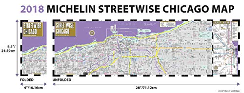 Streetwise Chicago Map - Laminated City Center Street Map of Chicago, Illinois (Michelin Streetwise Maps) - Wide World Maps & MORE!