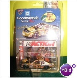 1998 Dale Earnhardt #3 Bass Pro Monte Carlo 1/64 Scale Diecast Action Racing Collectables Limited Edition - Wide World Maps & MORE! - Toy - Action - Wide World Maps & MORE!