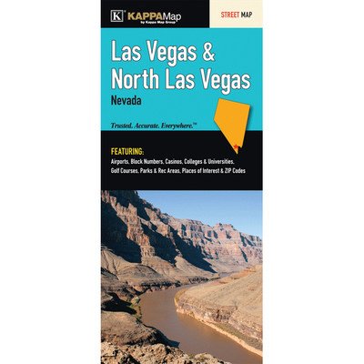 Las Vegas/North Las Vegas Fold Map [Set of 2] - Wide World Maps & MORE! - Furniture - Universal Map - Wide World Maps & MORE!