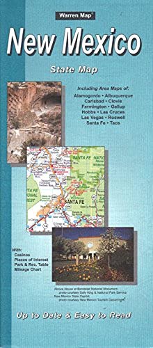 New Mexico State Map - Warren Map - Wide World Maps & MORE!