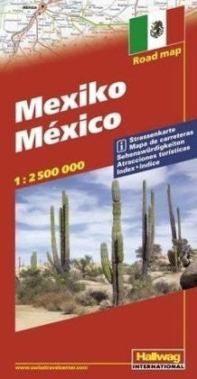 Mexiko / Mexico (Road Map) - Wide World Maps & MORE! - Book - Hallwag - Wide World Maps & MORE!