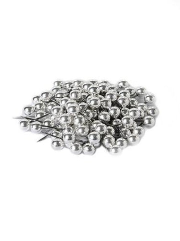 Moore Map Tacks silver box of 100 - Wide World Maps & MORE! - Art and Craft Supply - Moore - Wide World Maps & MORE!