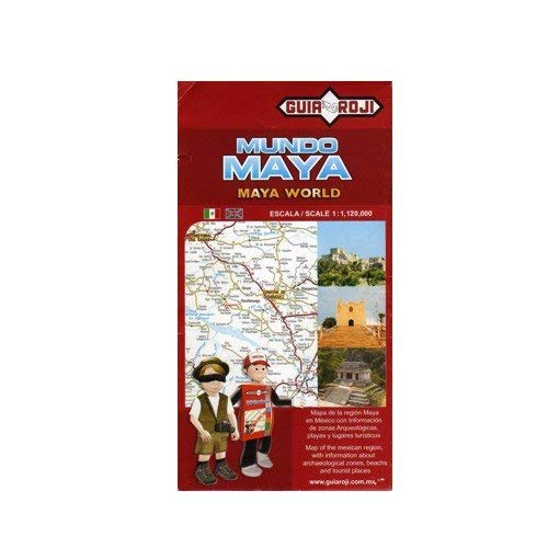 Mayan World Map and Guide (English and Spanish Edition) - Wide World Maps & MORE!