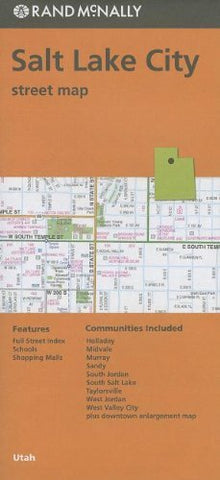 Rand McNally Folded Map: Salt Lake City - Wide World Maps & MORE! - Book - Brand: Rand Mcnally - Wide World Maps & MORE!