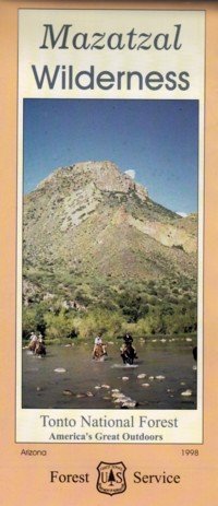 Mazatzal Wilderness Tonto National Forest Map [Collectible - Very Good] - Wide World Maps & MORE! - Map - United States Department of Agriculture - Wide World Maps & MORE!