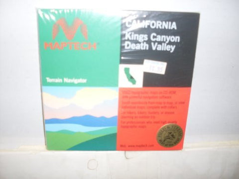 Kings Canyon Death Valley (California) - Wide World Maps & MORE! - Book - Wide World Maps & MORE! - Wide World Maps & MORE!