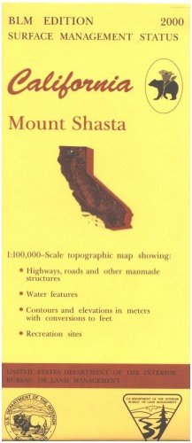 California: Mount Shasta : 1:100,000 scale topographic map : 30 X 60 minute series (topographic) (Surface management status) - Wide World Maps & MORE! - Book - Wide World Maps & MORE! - Wide World Maps & MORE!