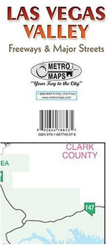 Las Vegas Valley Freeways & Major Streets - Wide World Maps & MORE! - Book - Wide World Maps & MORE! - Wide World Maps & MORE!