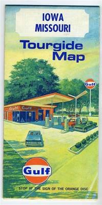 Gulf Oil Company Tourgide Map Iowa Missouri Crisp & Clean 1967 Rand McNally - Wide World Maps & MORE! - Office Product - Wide World Maps & MORE! - Wide World Maps & MORE!