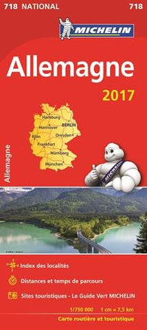 Carte Nationale 718 Allemagne 2017 [ National Map Germany ] (French Edition) - Wide World Maps & MORE! - Book - Wide World Maps & MORE! - Wide World Maps & MORE!