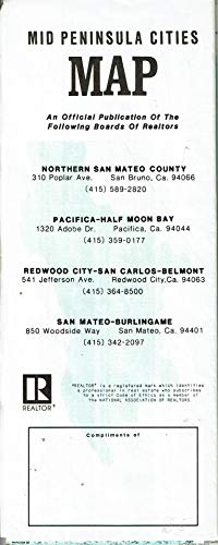 Mid Peninsula Cities Map - Wide World Maps & MORE! - Book - Wide World Maps & MORE! - Wide World Maps & MORE!